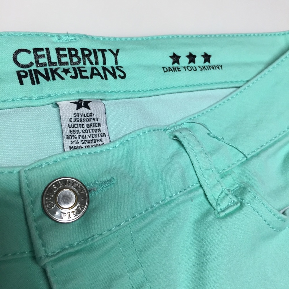 Celebrity Pink Jeans Aqua Sz 7